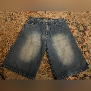 Classic Blue Denim Jean Shorts for Men